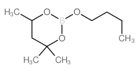 2-butoxy-4,4,6-trimethyl-1,3,2-dioxaborinane结构式