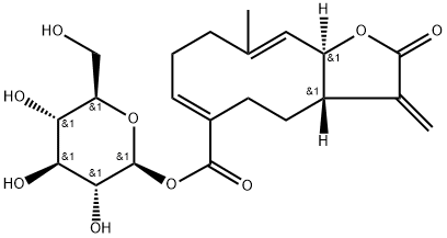 Taraxinic acid β-D-glucopyranosyl ester Structure