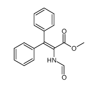 methyl 2-formamido-3,3-diphenylacrylate结构式
