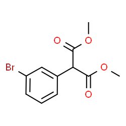 2-(3-溴苯基)丙二酸二甲酯结构式