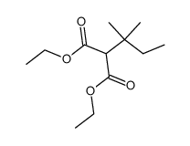 (1,1-Dimethylpropyl)malonsaeure-diethylester结构式
