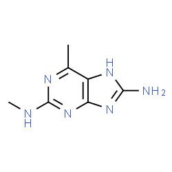 Purine,8-amino-6-methyl-2-(methylamino)- (8CI) structure