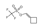 Cyclobutylidenemethyl triflate Structure