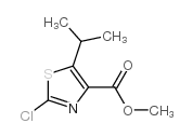 2-氯-5-异丙基噻唑-4-羧酸甲酯结构式