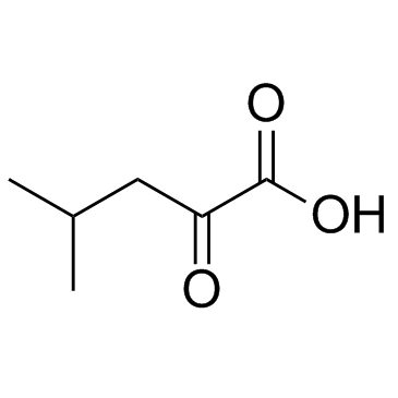 4-甲基-2-氧戊酸结构式