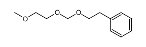 1-(2-methoxyethoxy)methoxy-2-phenylethane结构式