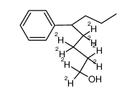 5-phenyloctan-1,1,2,2,3,3,4,4-d8-1-ol结构式