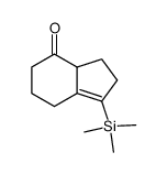 1-(trimethylsilyl)-2,3,3a,5,6,7-hexahydro-4H-inden-4-one Structure