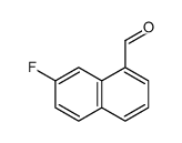 7-Fluoro-1-naphthalenecarboxaldehyde Structure