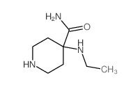 4-(乙氨基)-4-哌啶甲酰胺结构式