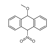 9-methoxy-10-nitro-9,10-dihydroanthracene Structure