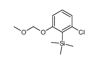 [2-chloro-6-(methoxymethoxy)phenyl]trimethylsilane Structure