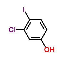 3-氯-4-碘苯酚结构式