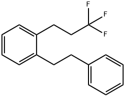 1-Phenethyl-2-(3,3,3-trifluoropropyl)benzene Structure