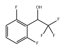 1-(2,6-二氟苯基)-2,2,2-三氟乙醇结构式
