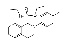 diethyl 2-(4-methylphenyl)-1,2,3,4-tetrahydroisoquinoline-1-yl-phosphonate结构式
