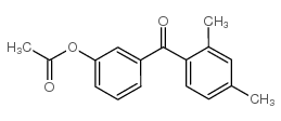 3-ACETOXY-2',4'-DIMETHYLBENZOPHENONE Structure