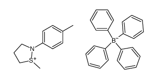 N-p-methylphenyl-S-methylisothiazolidinium tetraphenylborate Structure