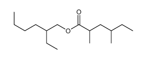 2-ethylhexyl 2,4-dimethylhexanoate Structure