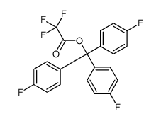 tris(4-fluorophenyl)methyl 2,2,2-trifluoroacetate Structure