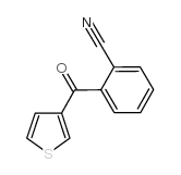 2-(thiophene-3-carbonyl)benzonitrile Structure