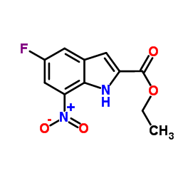 Ethyl 5-fluoro-7-nitro-1H-indole-2-carboxylate picture
