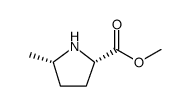 L-Proline, 5-methyl-, methyl ester, (5S)结构式