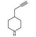 4-prop-2-ynylpiperidine Structure