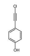 4-(2-chloroethynyl)phenol Structure