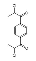 2-chloro-1-[4-(2-chloropropanoyl)phenyl]propan-1-one结构式
