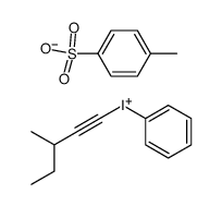 phenyl (β-sec-butylethynyl)iodonium tosylate Structure
