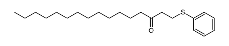 1-(phenylthio)hexadecan-3-one Structure