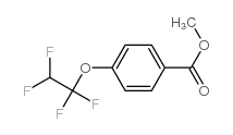 4-(1,1,2,2-四氟乙氧基)苯甲酸甲酯结构式