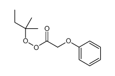 1,1-dimethylpropyl phenoxyperoxyacetate结构式
