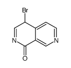 4-溴-2,7-萘啶-1(2H)-酮结构式