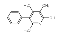 2-羟基-3,4,6-三甲基-5-苯基吡啶结构式
