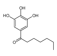1-(3,4,5-trihydroxyphenyl)heptan-1-one结构式