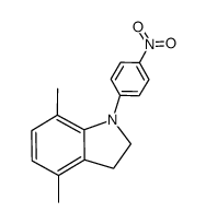 4,7-dimethyl-1-(4-nitrophenyl)indoline Structure