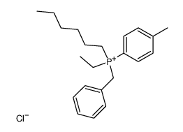 Ethyl-benzyl-hexyl-p-tolyl-phosphonium-chlorid Structure