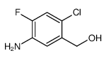 (5-amino-2-chloro-4-fluorophenyl)methanol结构式