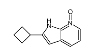2-cyclobutyl-1H-pyrrolo[2,3-b]pyridine 7-oxide Structure