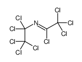 2,2,2-trichloro-N-(1,1,2,2,2-pentachloroethyl)ethanimidoyl chloride结构式
