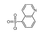 喹啉-5-磺酰氯结构式
