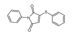1-phenyl-3-phenylsulfanylpyrrole-2,5-dione Structure