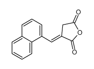 3-(naphthalen-1-ylmethylidene)oxolane-2,5-dione结构式