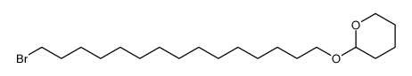 2-(15-bromopentadecoxy)oxane结构式