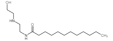 N-[2-[(2-hydroxyethyl)amino]ethyl]dodecanamide Structure
