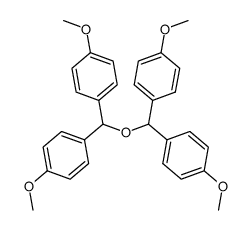 bis[4,4'-dimethoxy(diphenylmethyl)] ether结构式