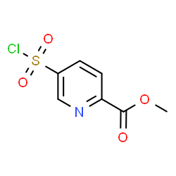 5-(氯磺酰基)吡啶-2-甲酸甲酯结构式