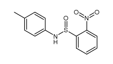 2-nitro-benzenesulfinic acid p-toluidide Structure